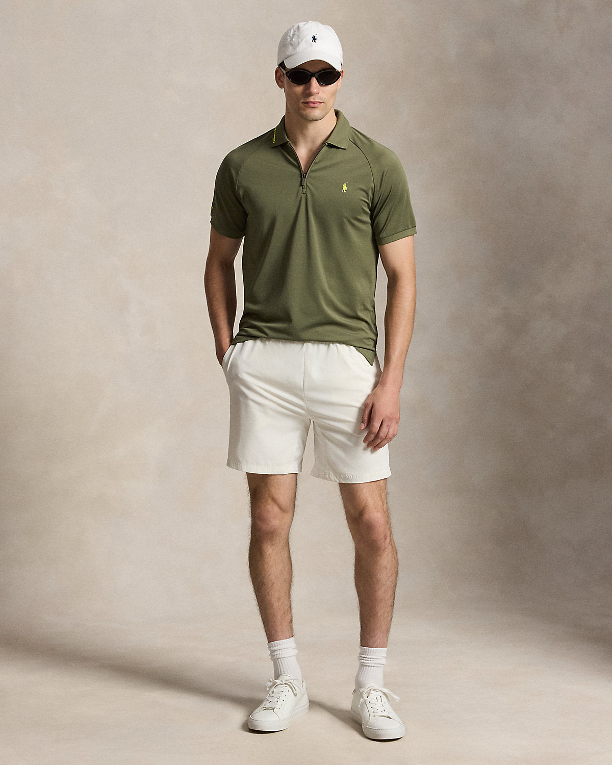 US Open Performance Zip Polo Shirt