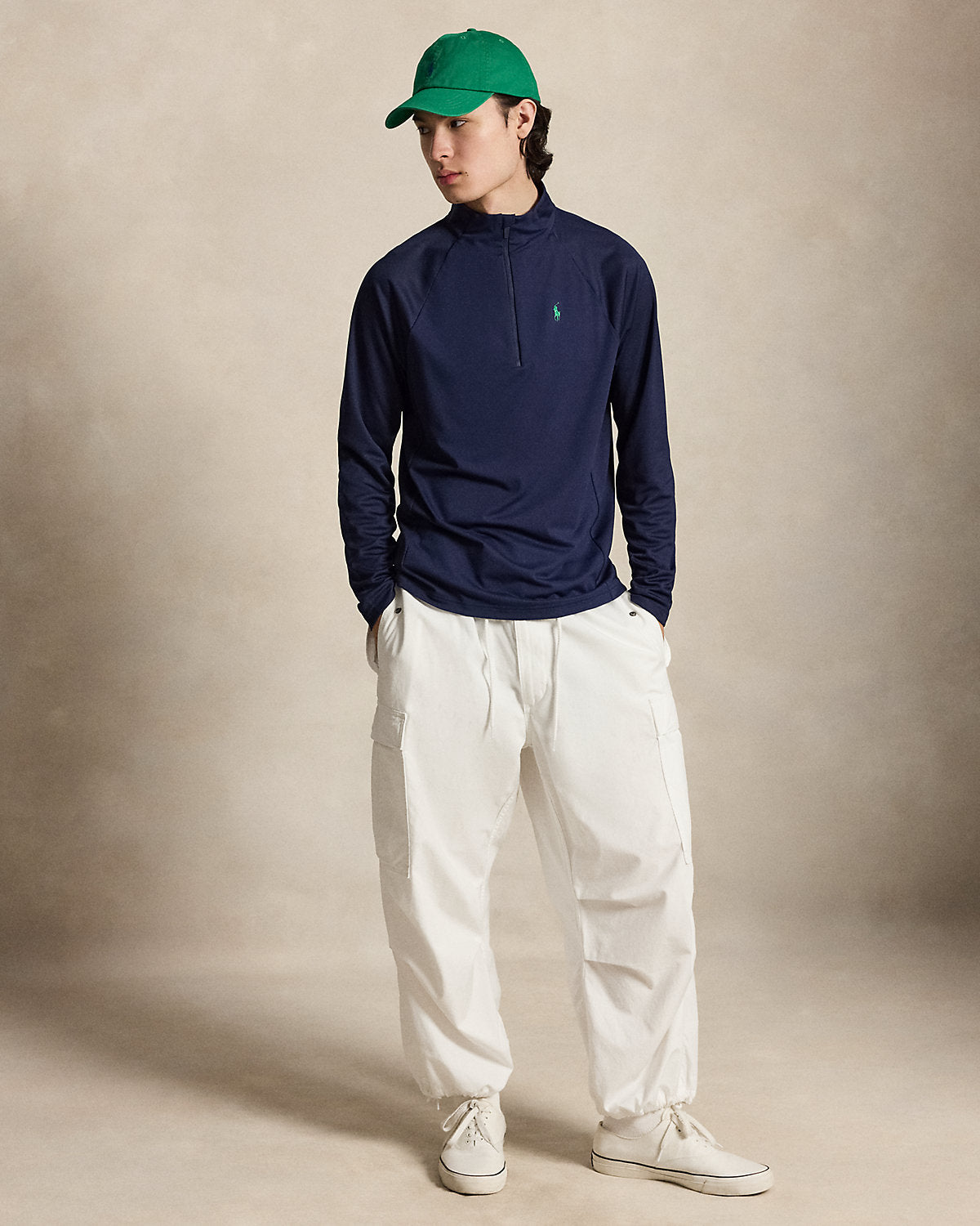 US Open Paneled Stretch Jersey Pullover