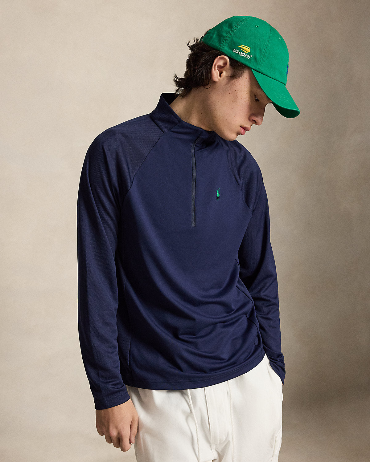 US Open Paneled Stretch Jersey Pullover