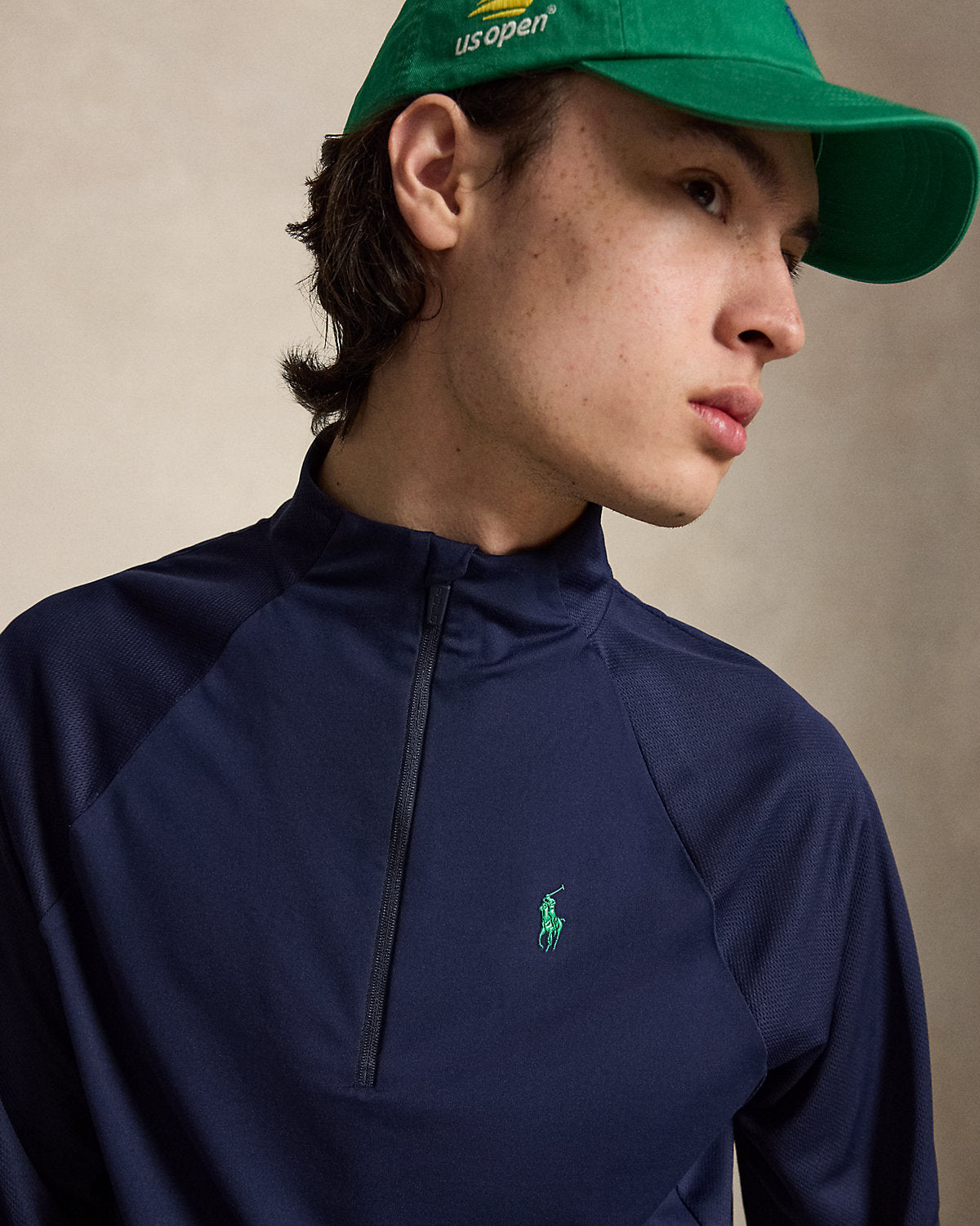 US Open Paneled Stretch Jersey Pullover
