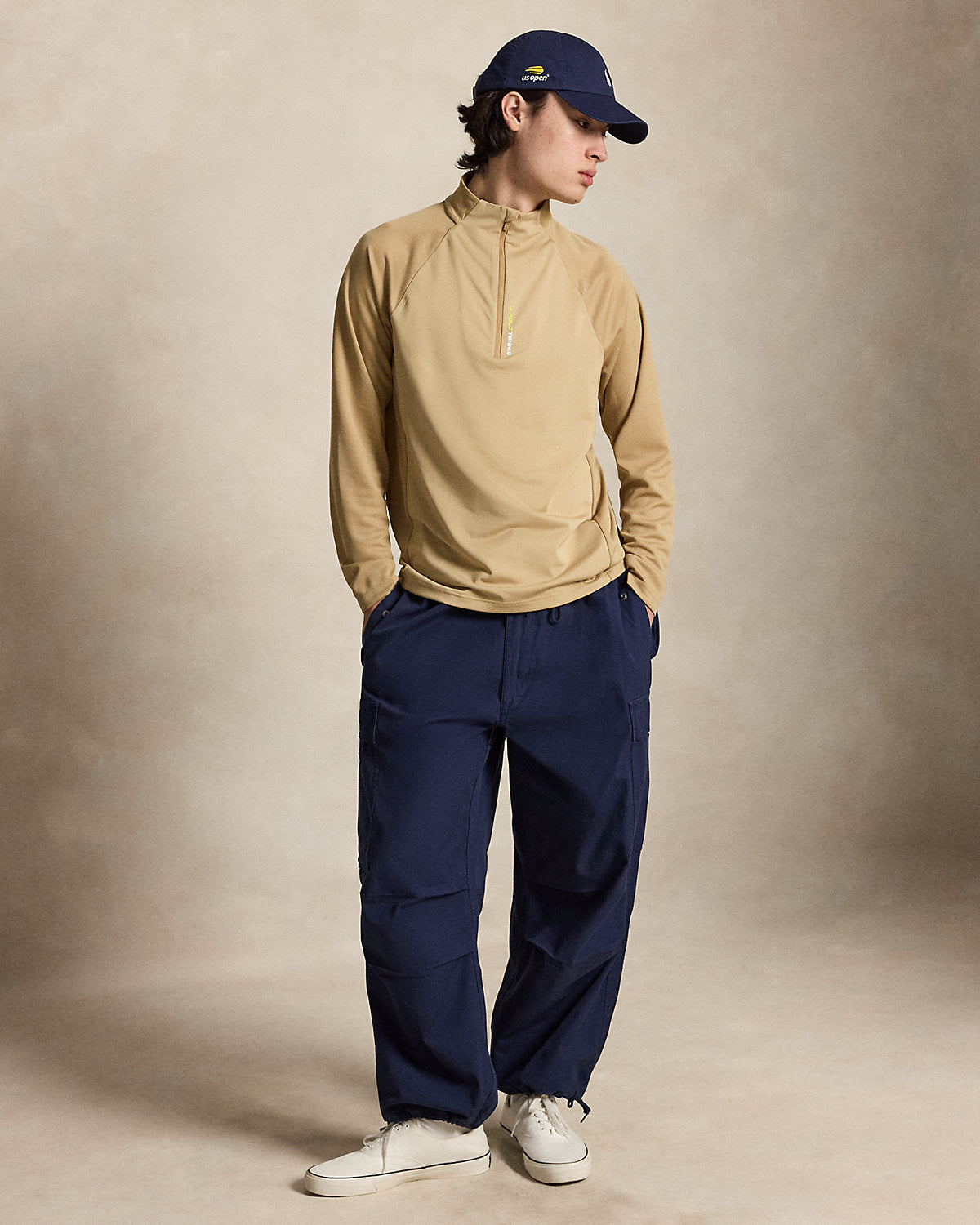 US Open Paneled Stretch Jersey Pullover