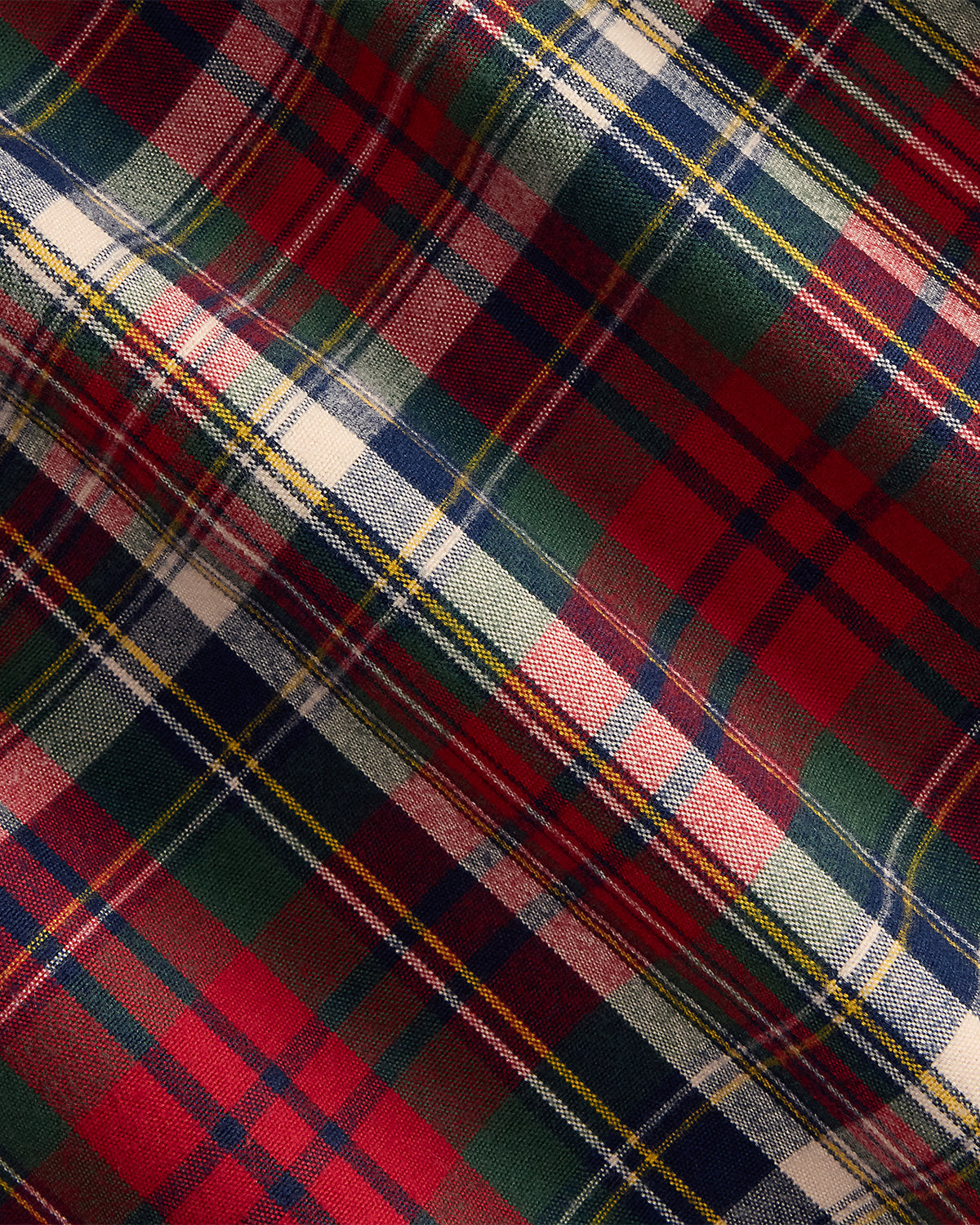 Classic Fit Plaid Brushed Oxford Shirt