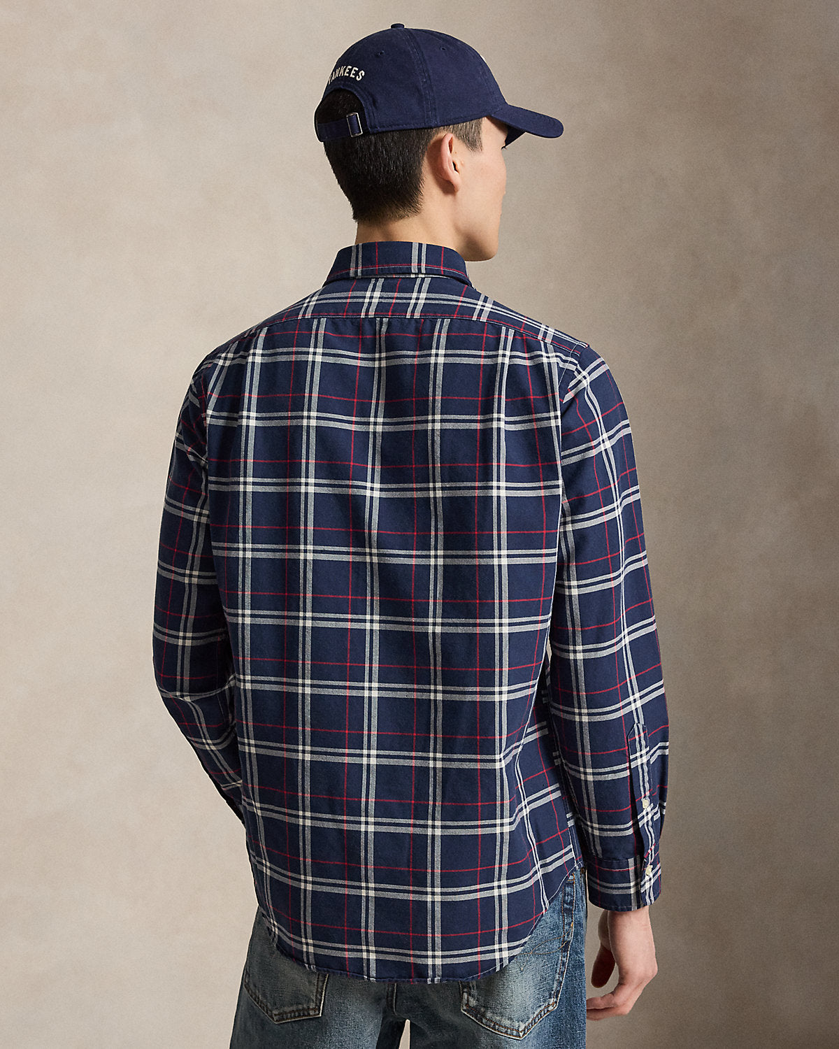 Classic Fit Plaid Oxford Shirt
