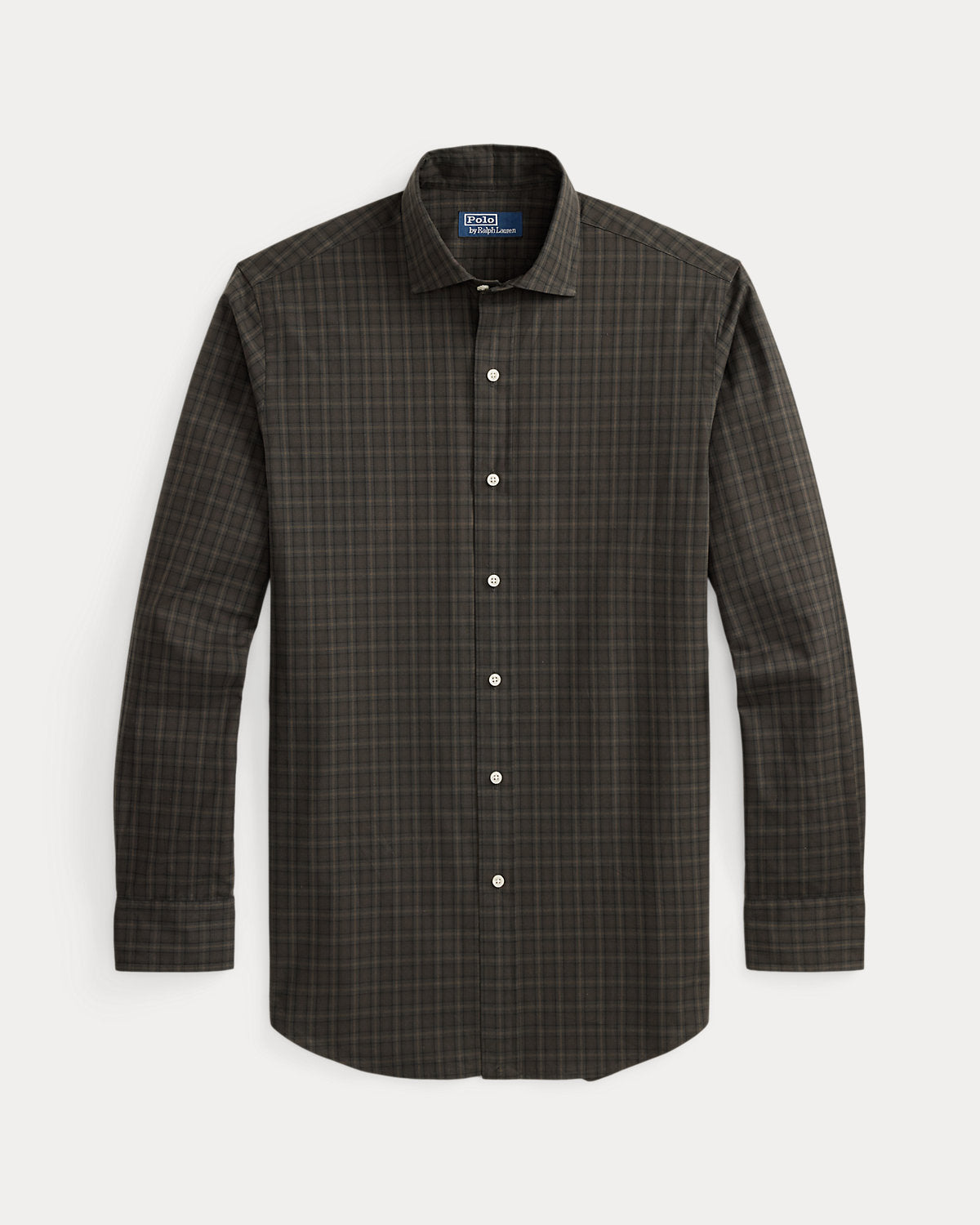 Classic Fit Plaid Poplin Shirt