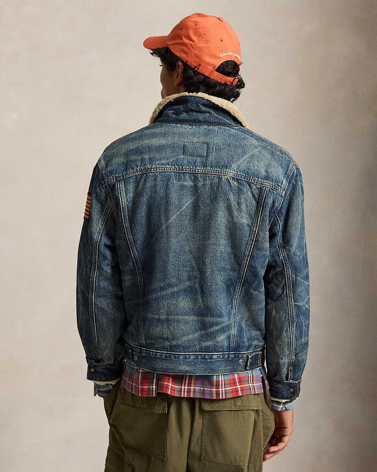 Fleece-Lined Denim Trucker Jacket