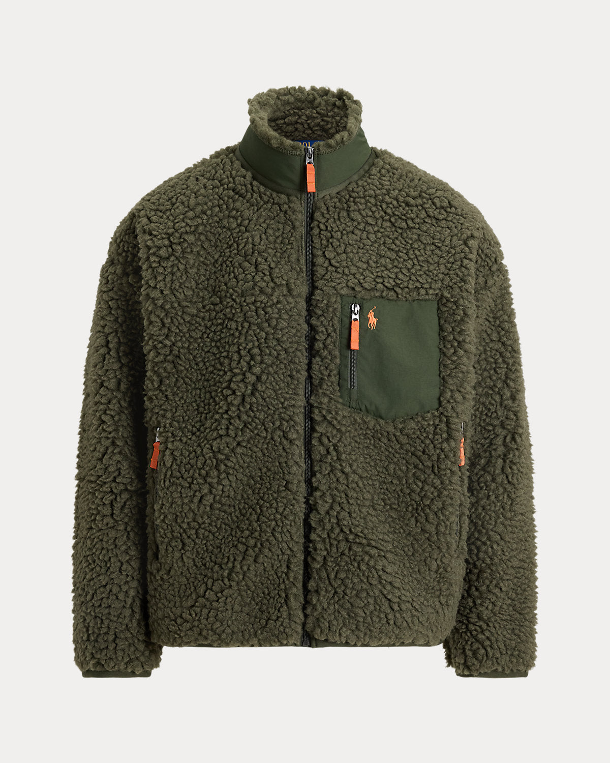 Relaxed Fit Pile Fleece Jacket
