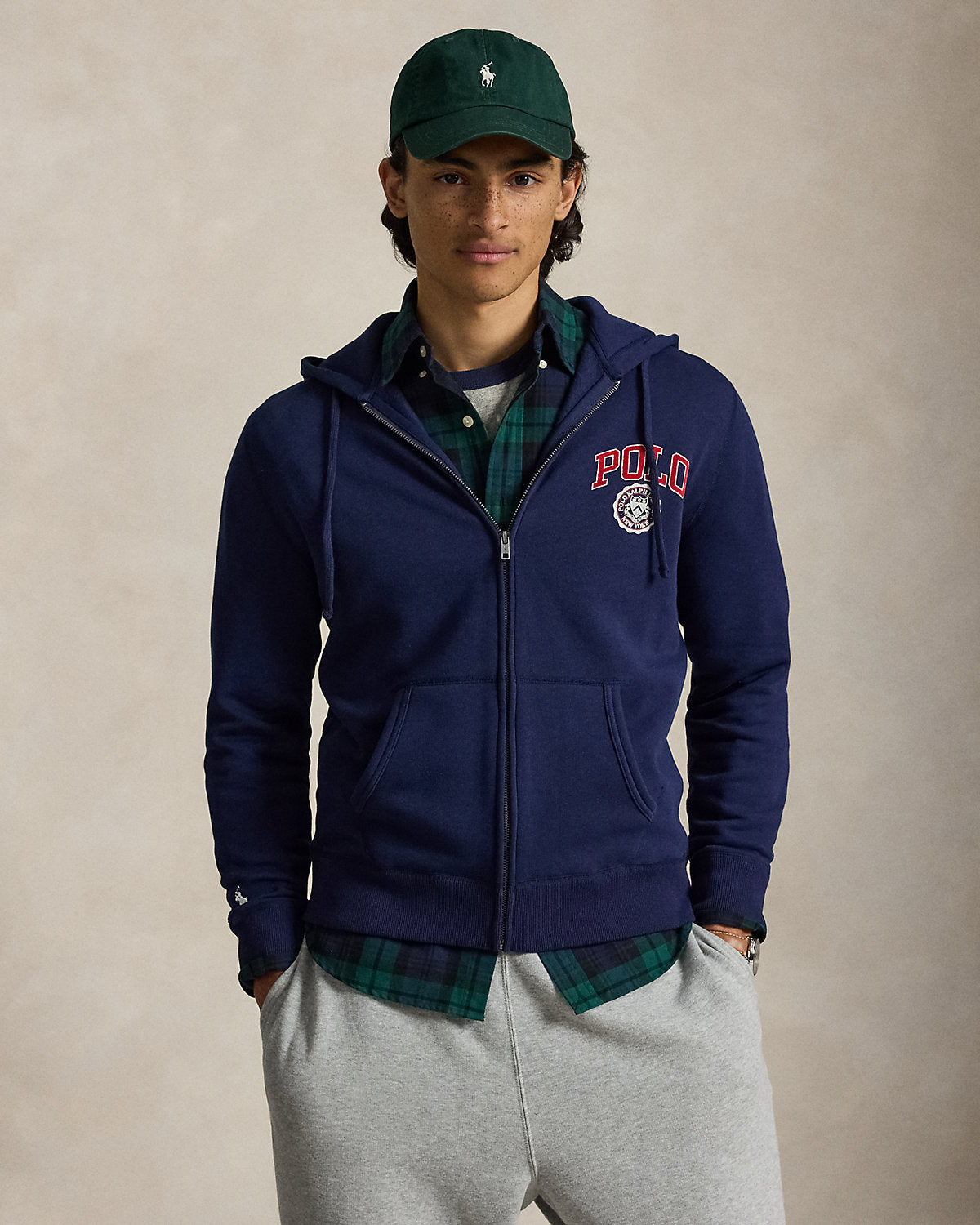 Logo Fleece Full-Zip Hoodie