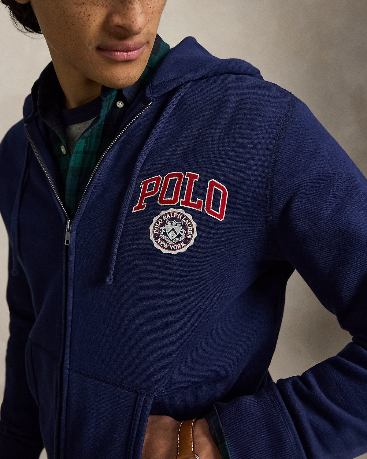 Logo Fleece Full-Zip Hoodie