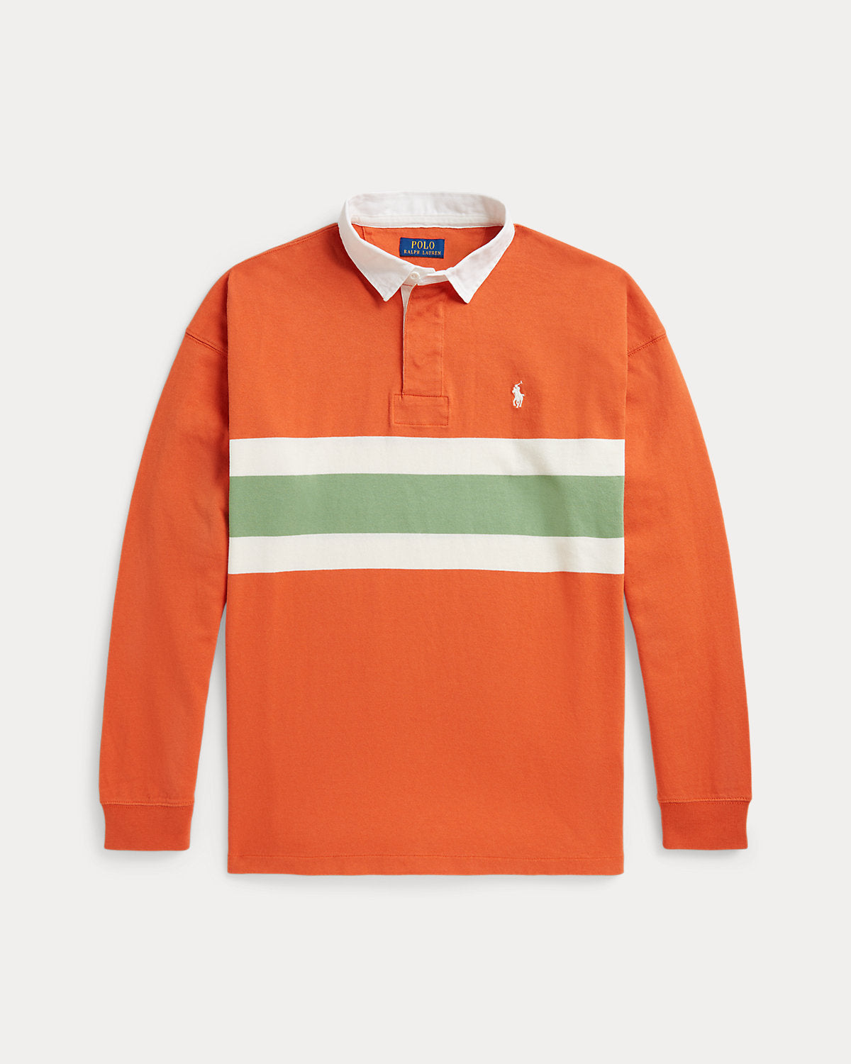 Big Fit Striped Jersey Rugby Shirt