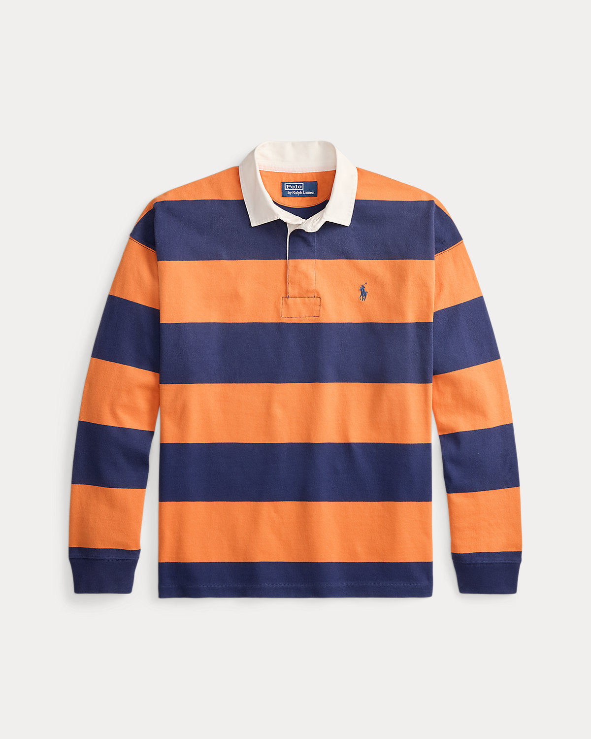 Big Fit Striped Jersey Rugby Shirt