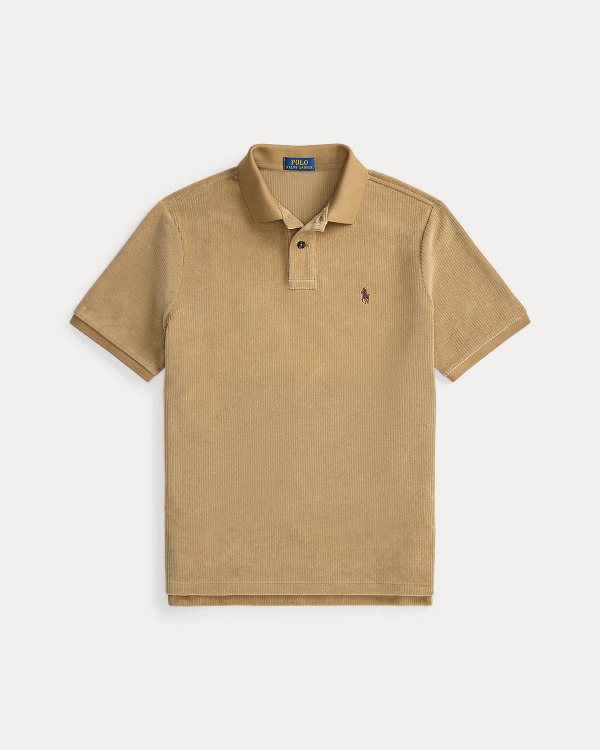 Classic Fit Knit Corduroy Polo Shirt