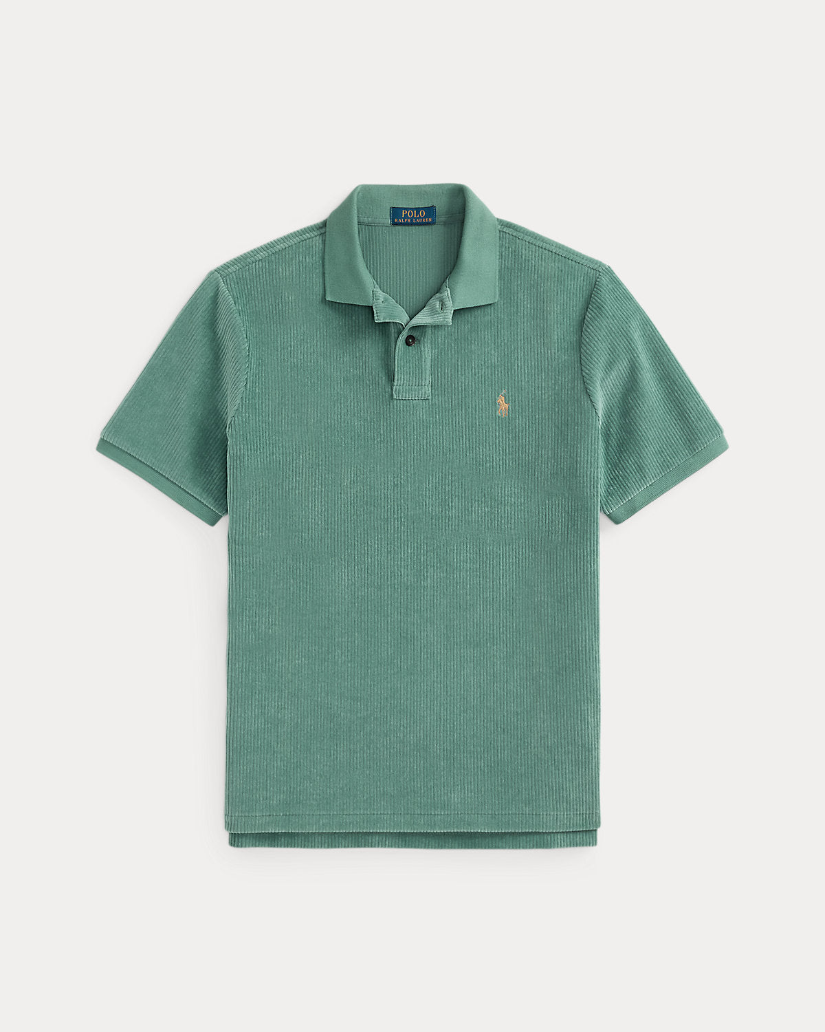 Classic Fit Knit Corduroy Polo Shirt
