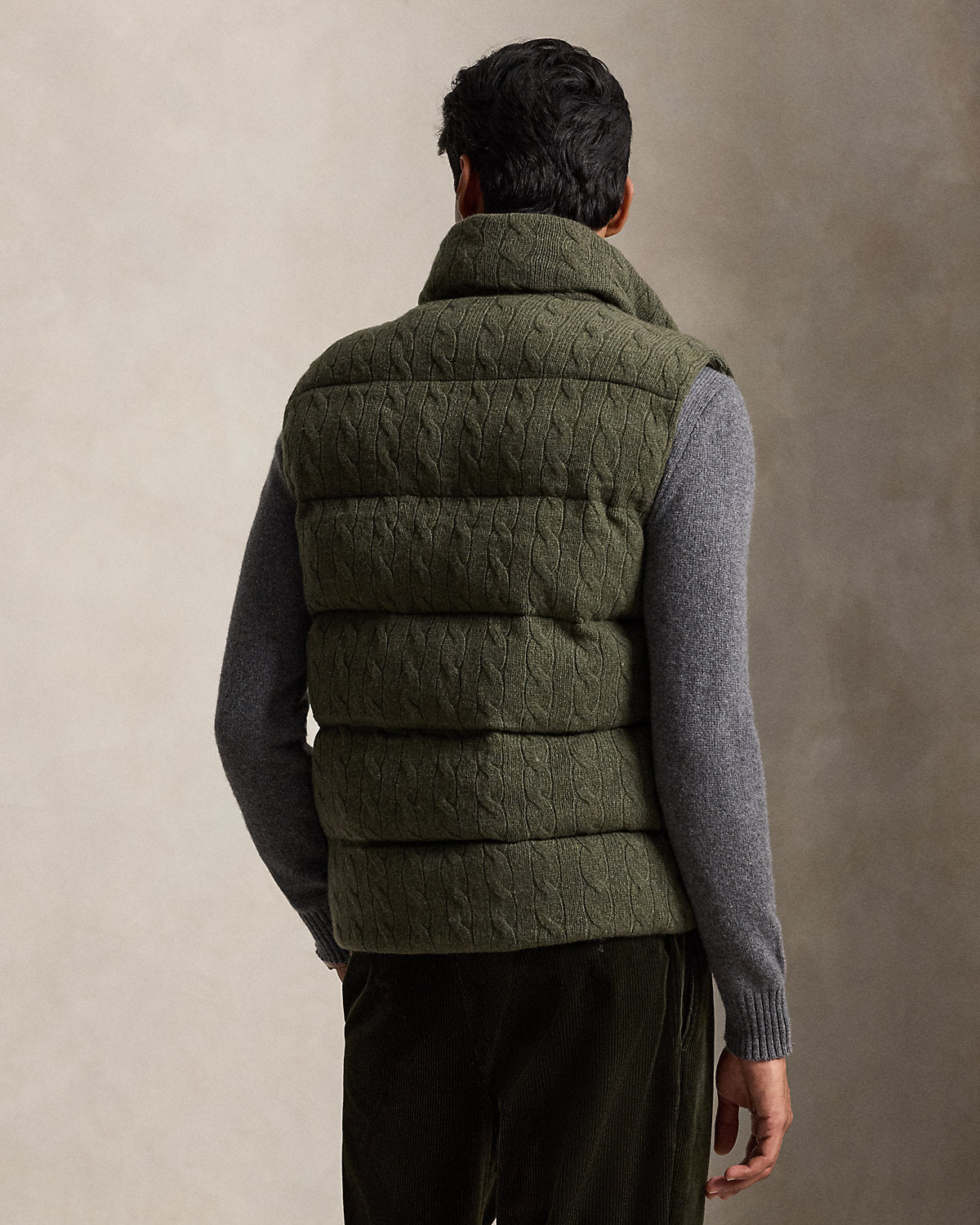 Cable-Knit Wool-Cashmere Sweater Vest
