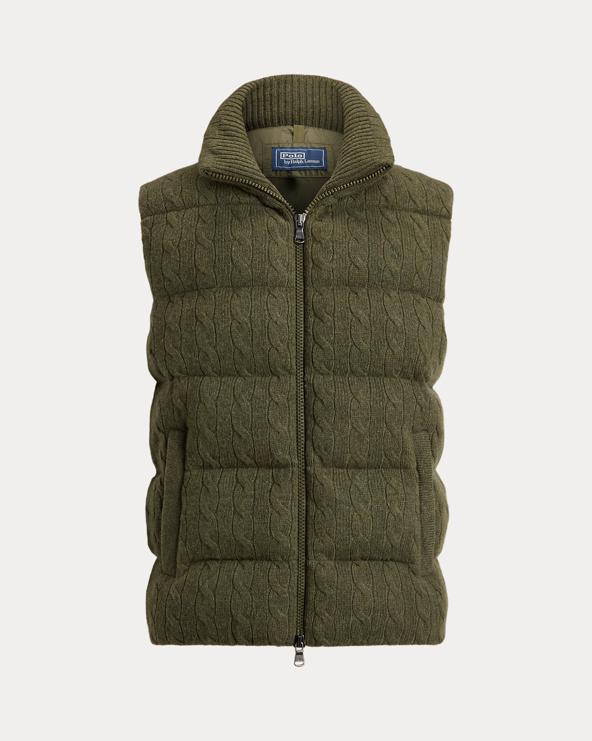 Cable-Knit Wool-Cashmere Sweater Vest