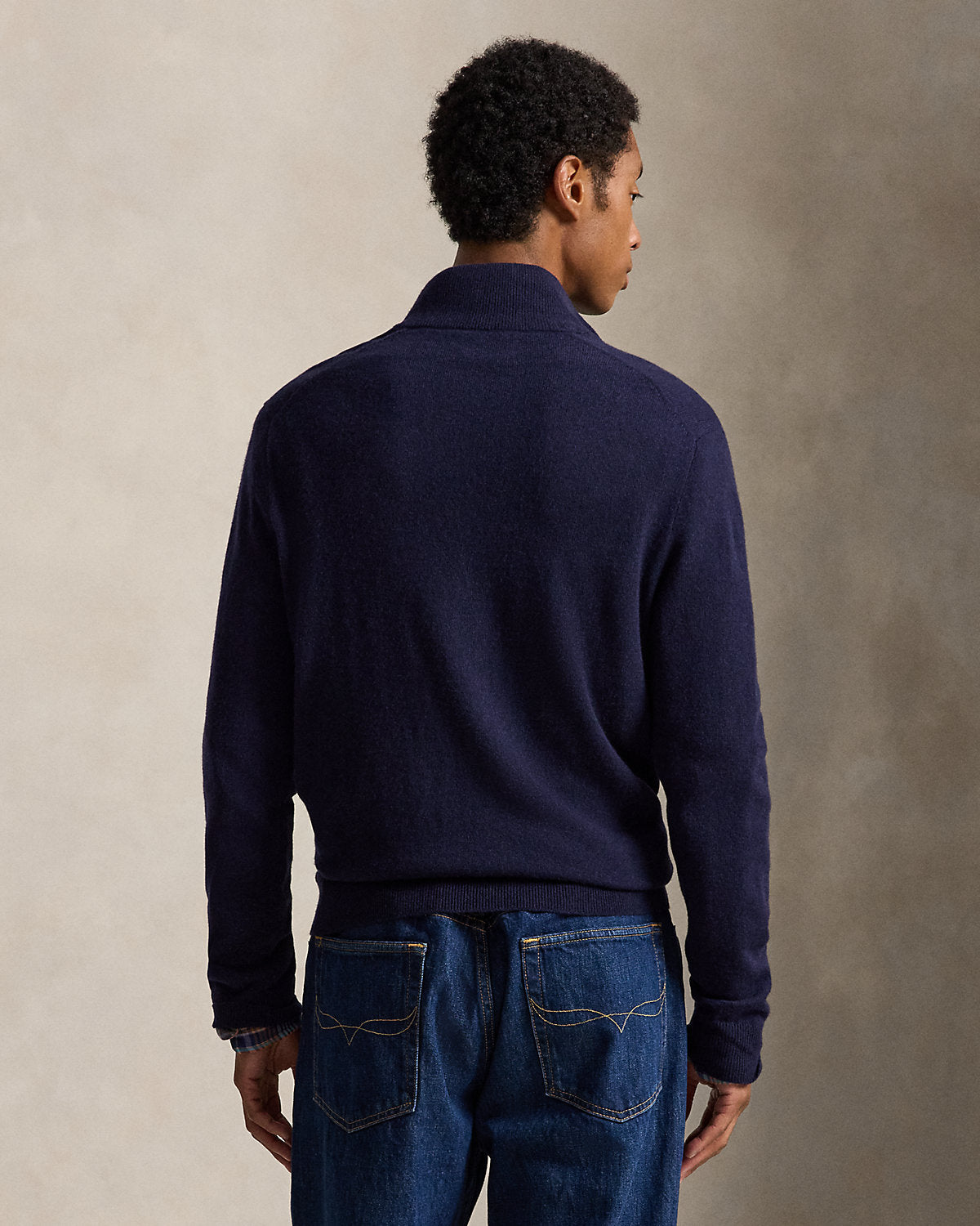 Bear Wool Quarter-Zip Sweater
