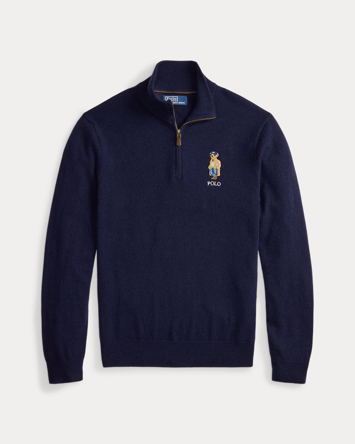 Bear Wool Quarter-Zip Sweater