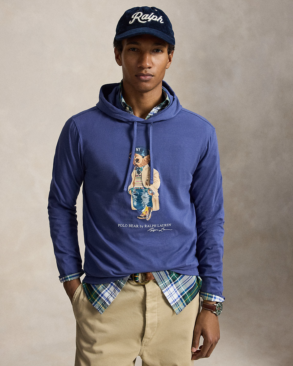 Bear Jersey Hooded T-Shirt