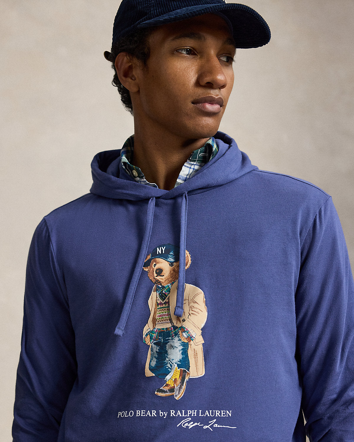 Bear Jersey Hooded T-Shirt