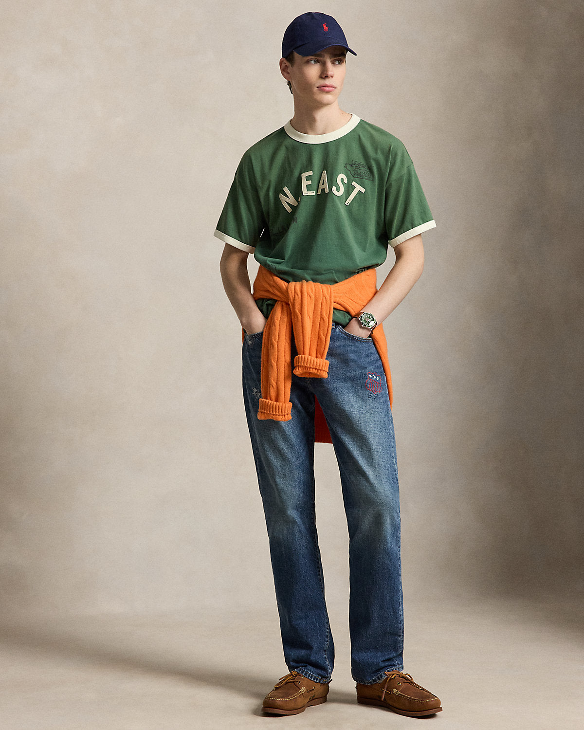Vintage Fit Jersey Graphic T-Shirt