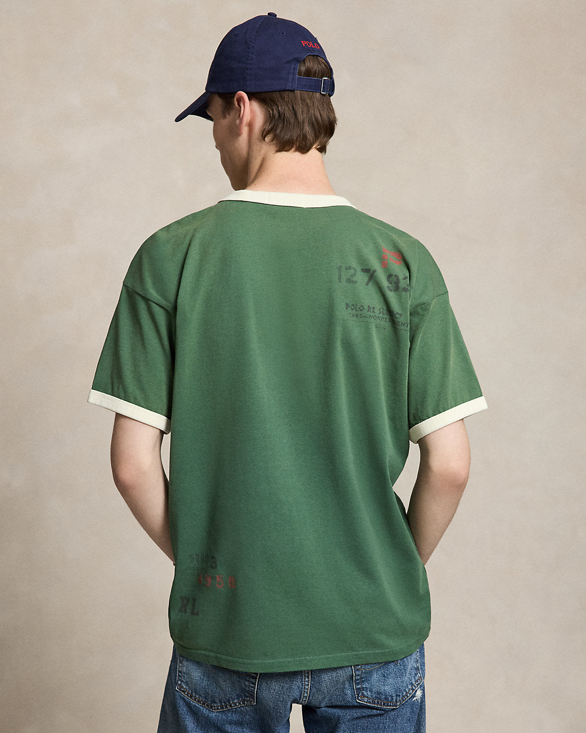 Vintage Fit Jersey Graphic T-Shirt