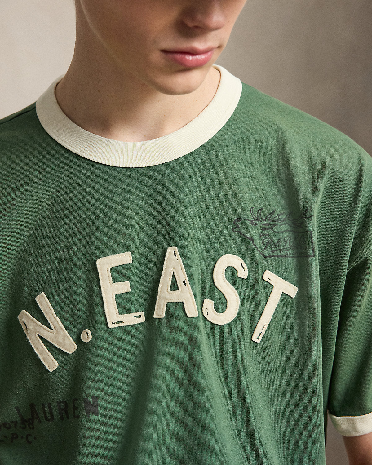 Vintage Fit Jersey Graphic T-Shirt
