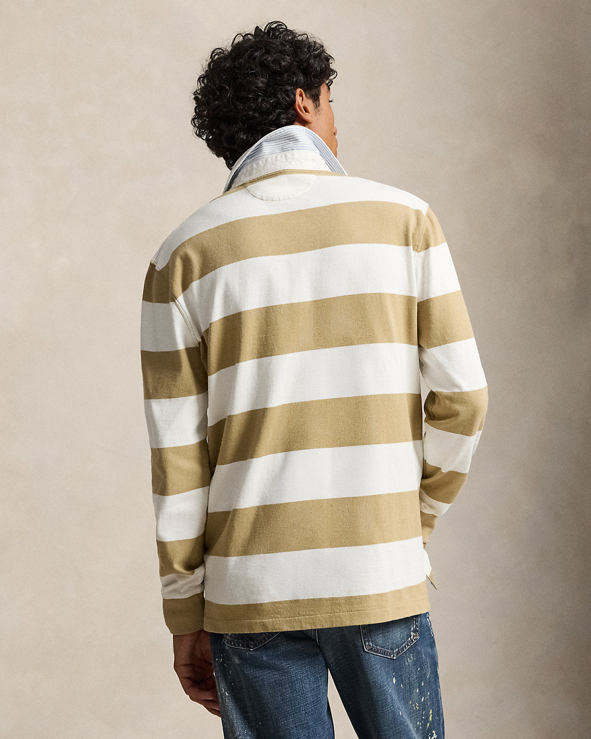 Classic Fit Bear Rugby Shirt