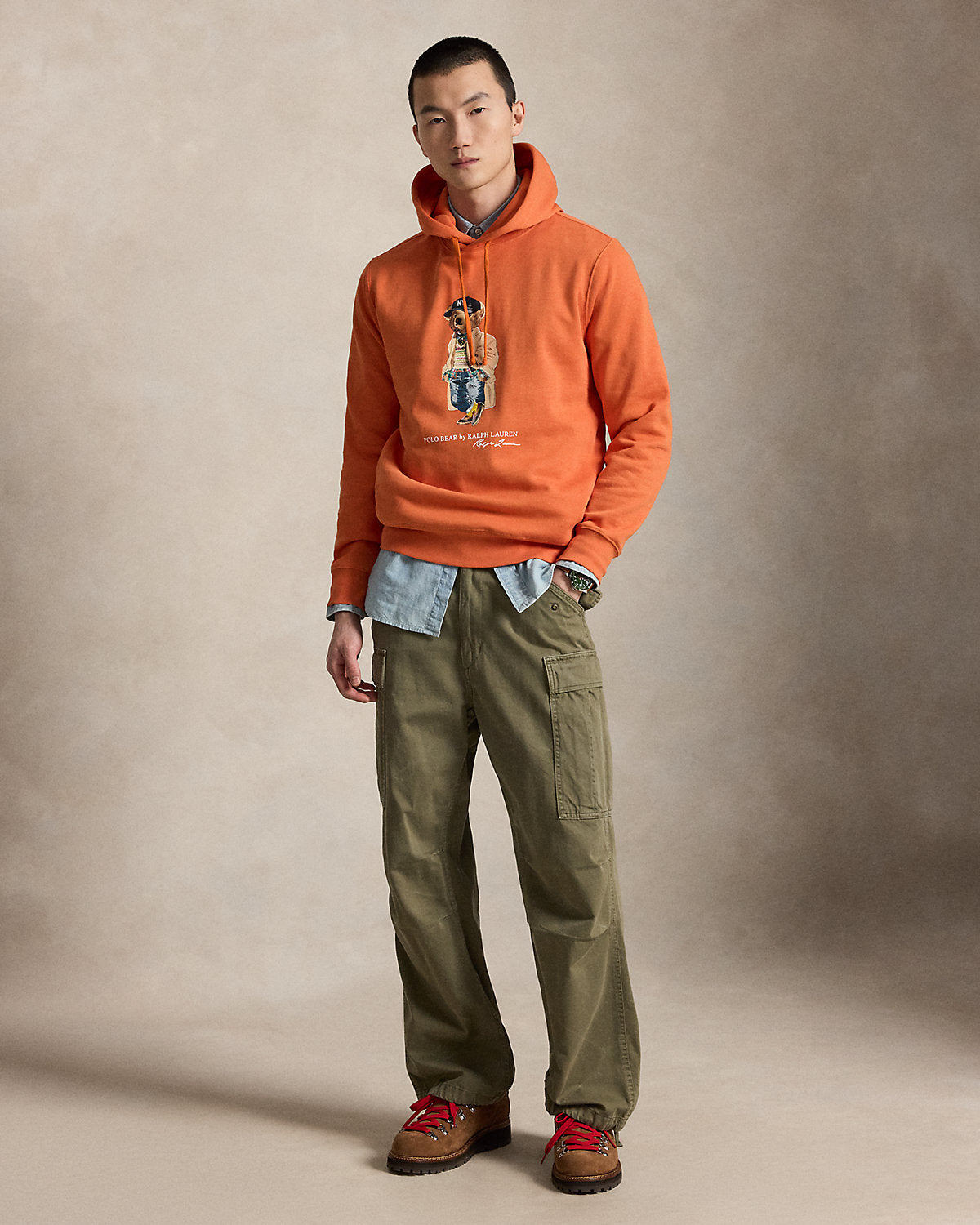 Men's Bear Fleece Hoodie