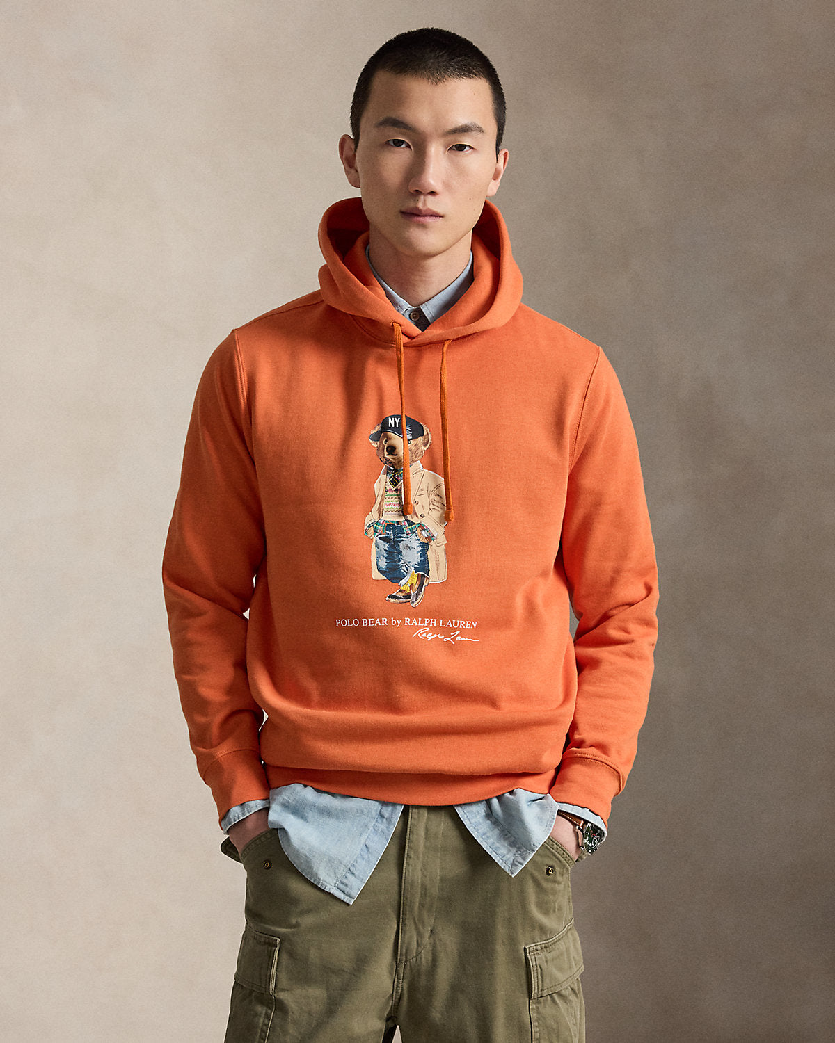 Men's Bear Fleece Hoodie