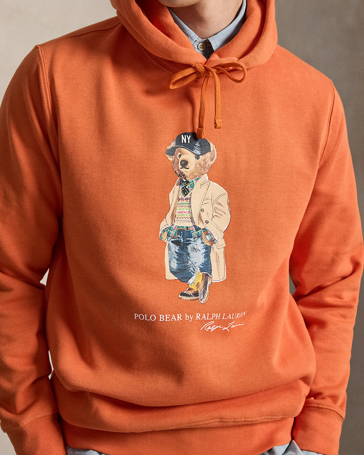Men's Bear Fleece Hoodie