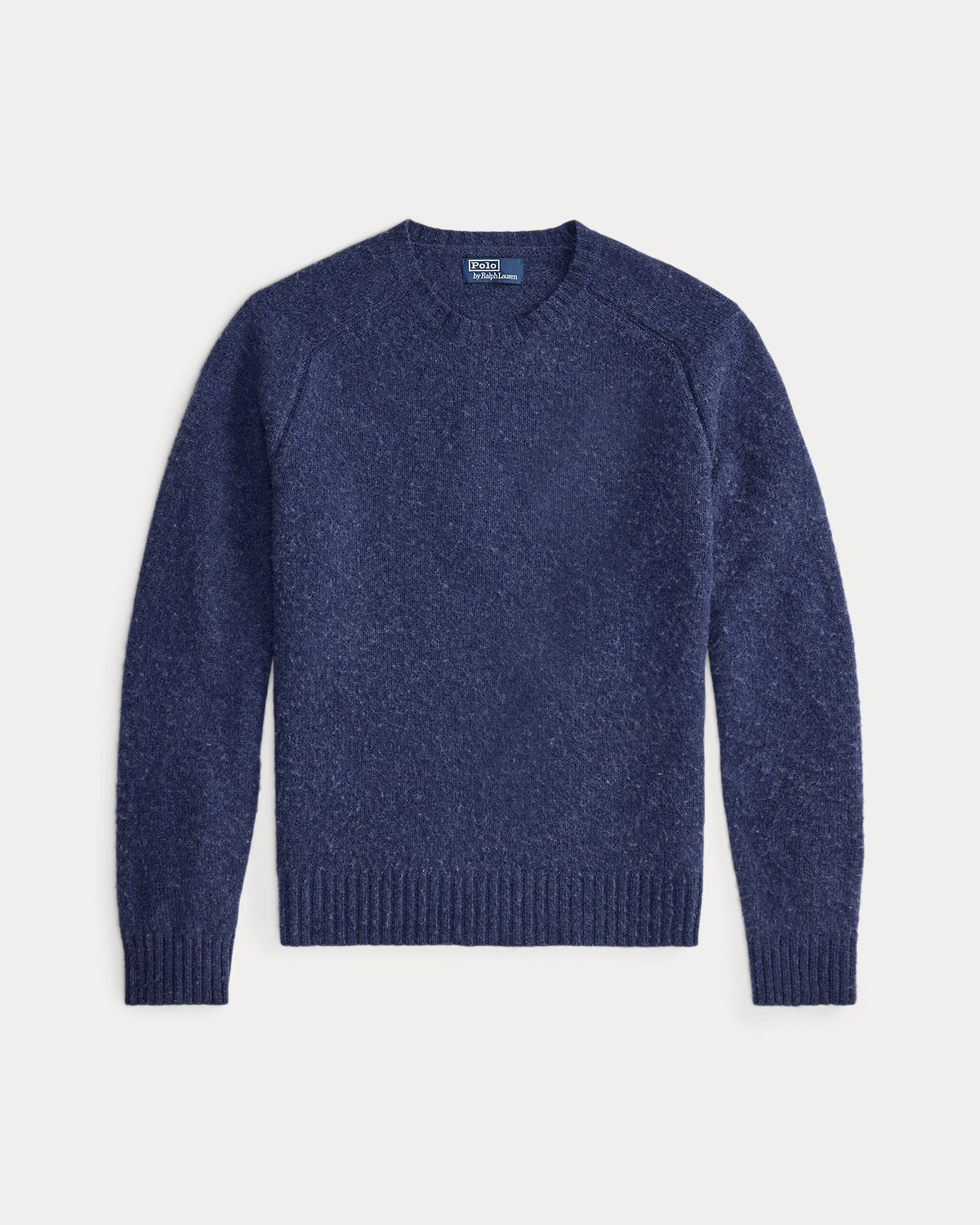 Suede-Patch Wool-Cashmere Sweater