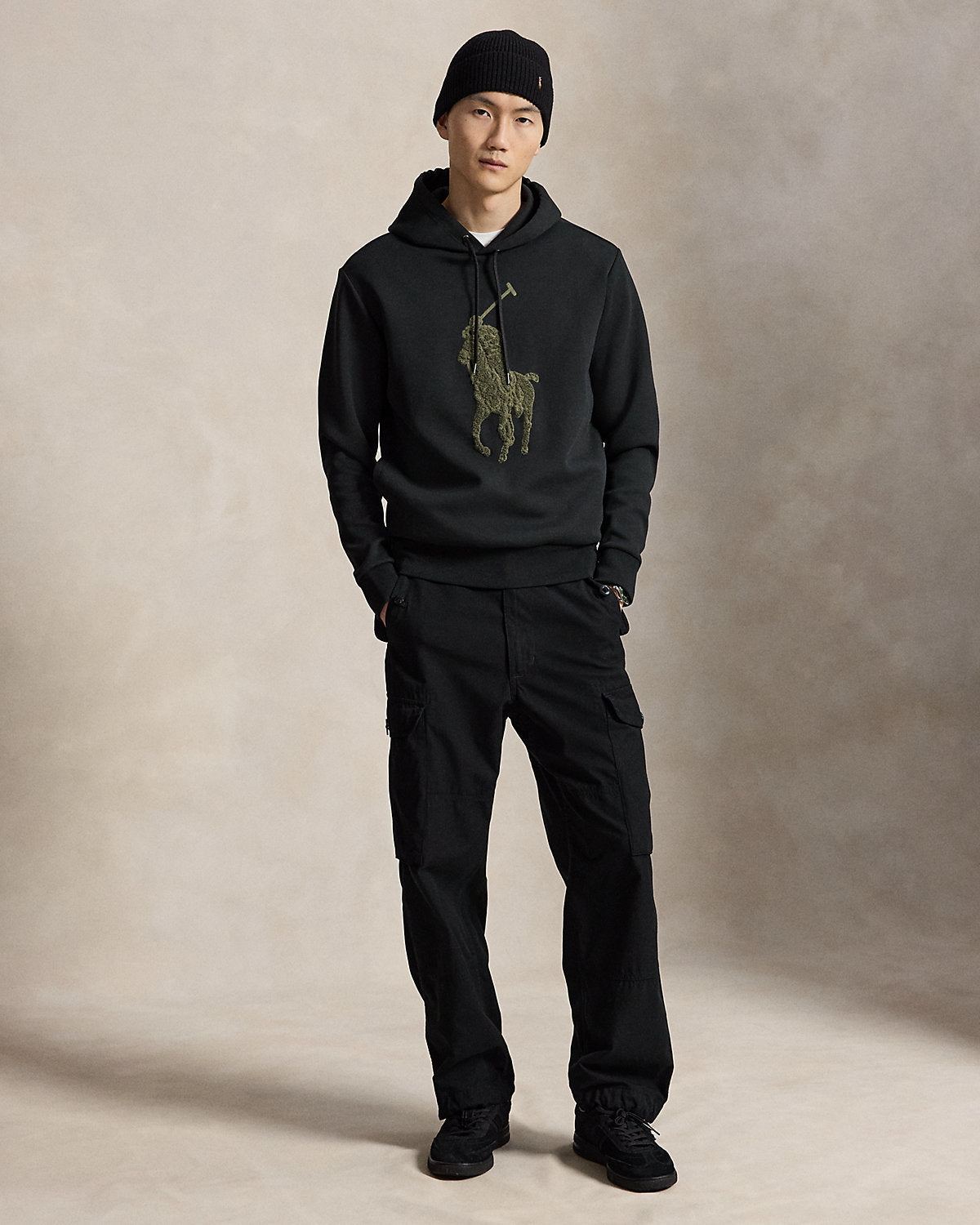 Big Pony Double-Knit Hoodie