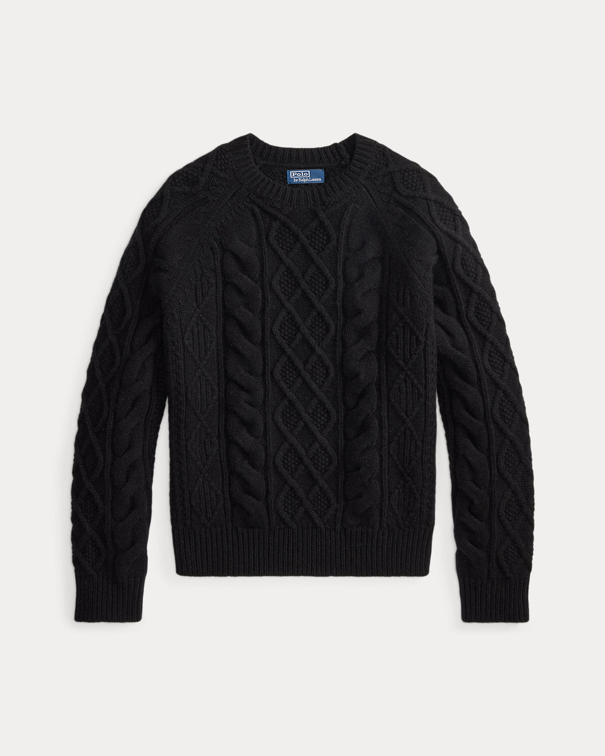 Aran-Knit Wool-Alpaca Sweater
