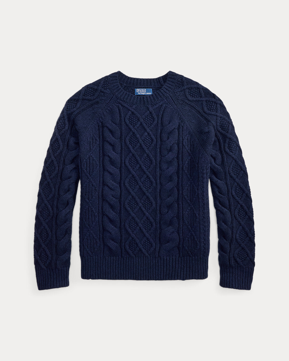 Aran-Knit Wool-Alpaca Sweater