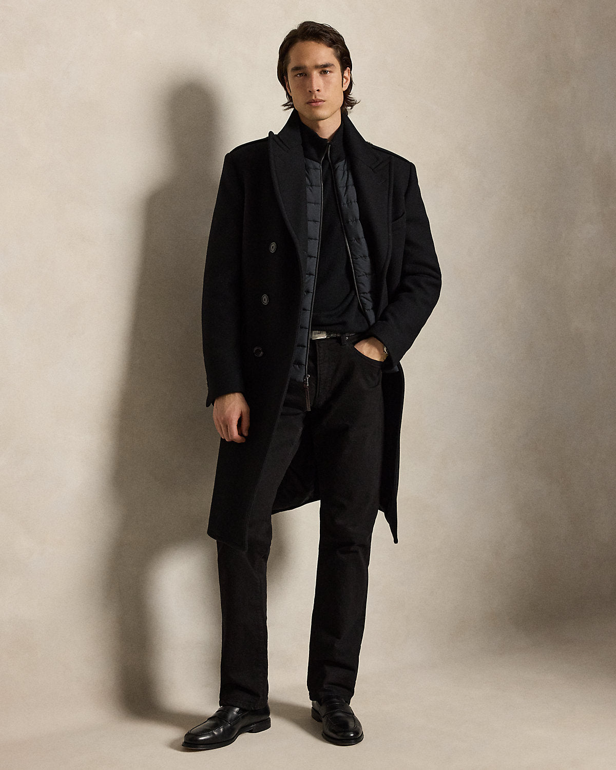 Hybrid Full-Zip Mockneck Sweater