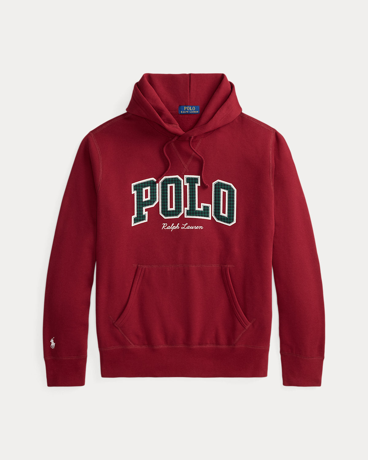 The Fleece Plaid-Logo Hoodie