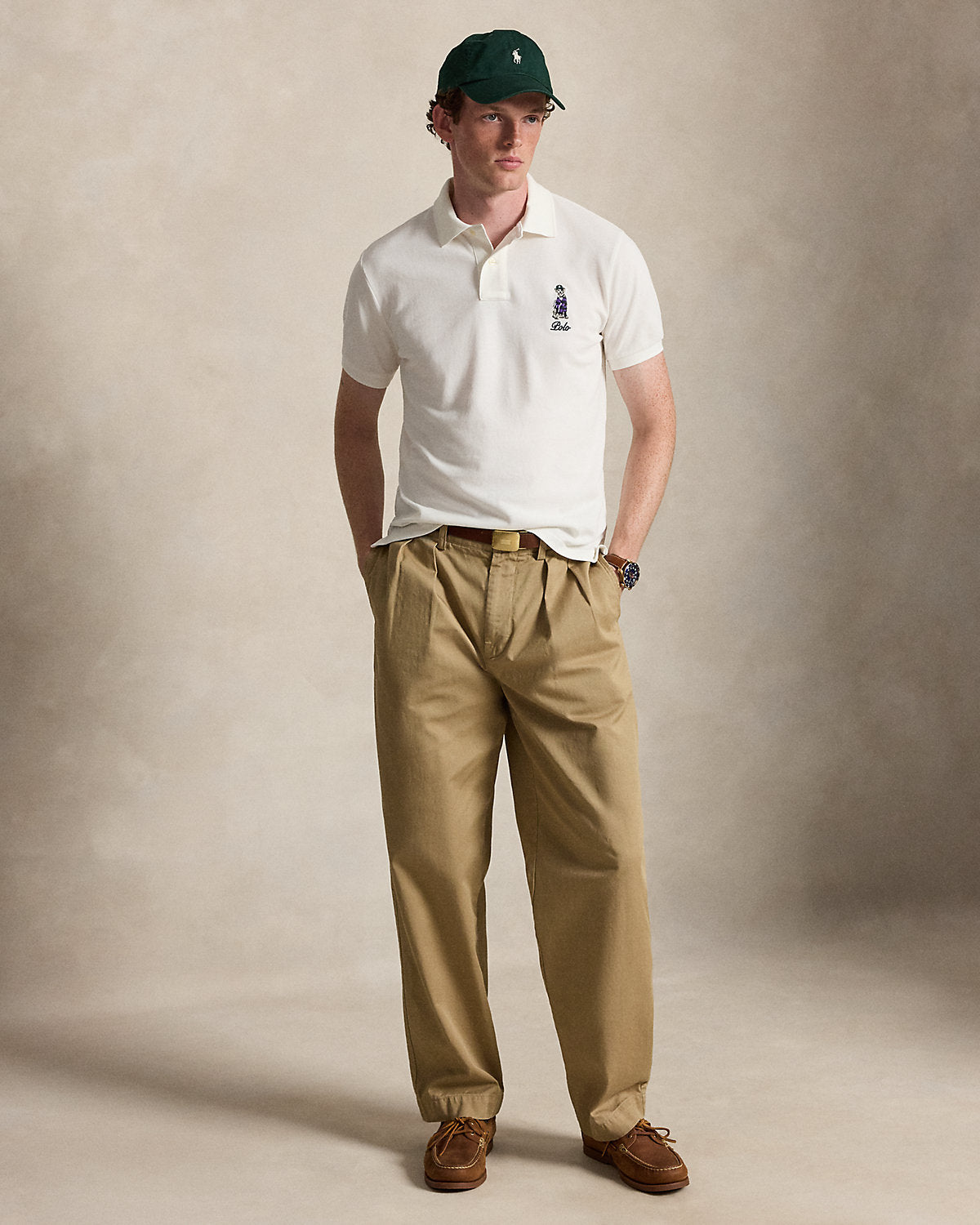 Custom Slim Fit Dog-Embroidered Polo