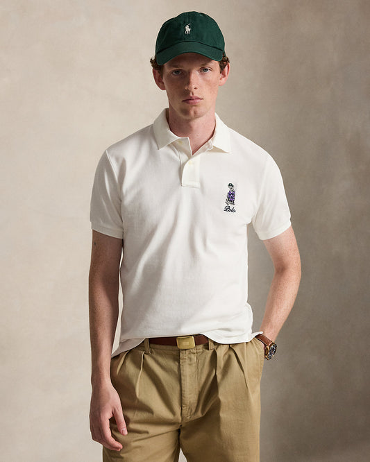 Custom Slim Fit Dog-Embroidered Polo