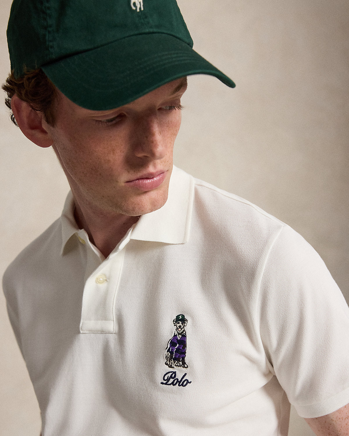 Custom Slim Fit Dog-Embroidered Polo