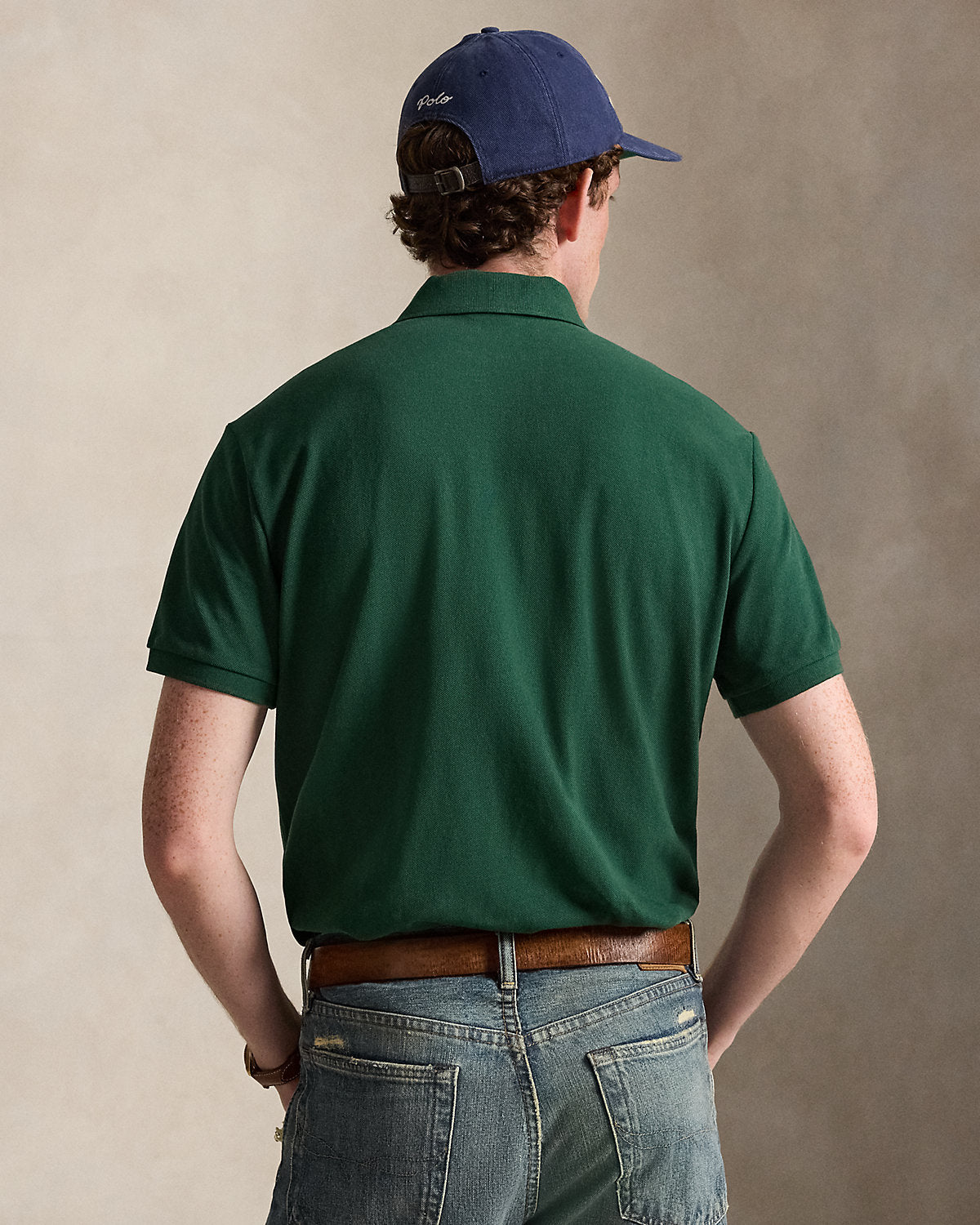 Custom Slim Fit Dog-Embroidered Polo