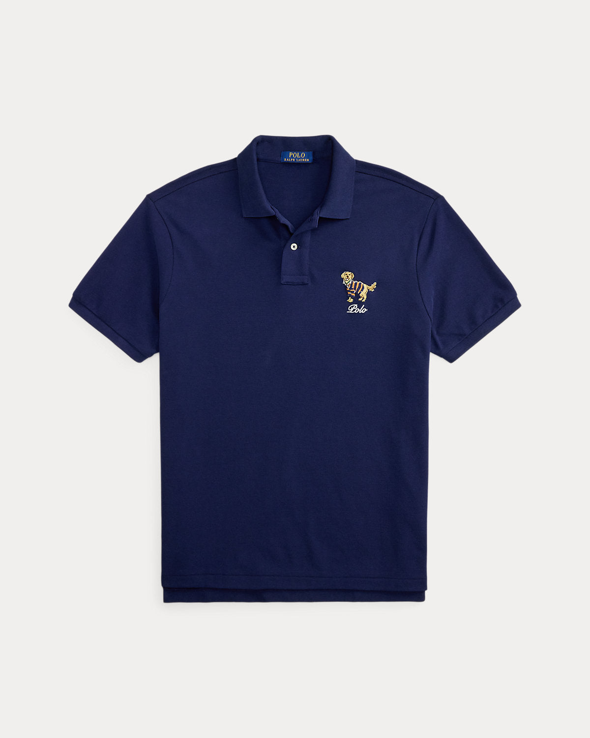 Custom Slim Fit Dog-Embroidered Polo