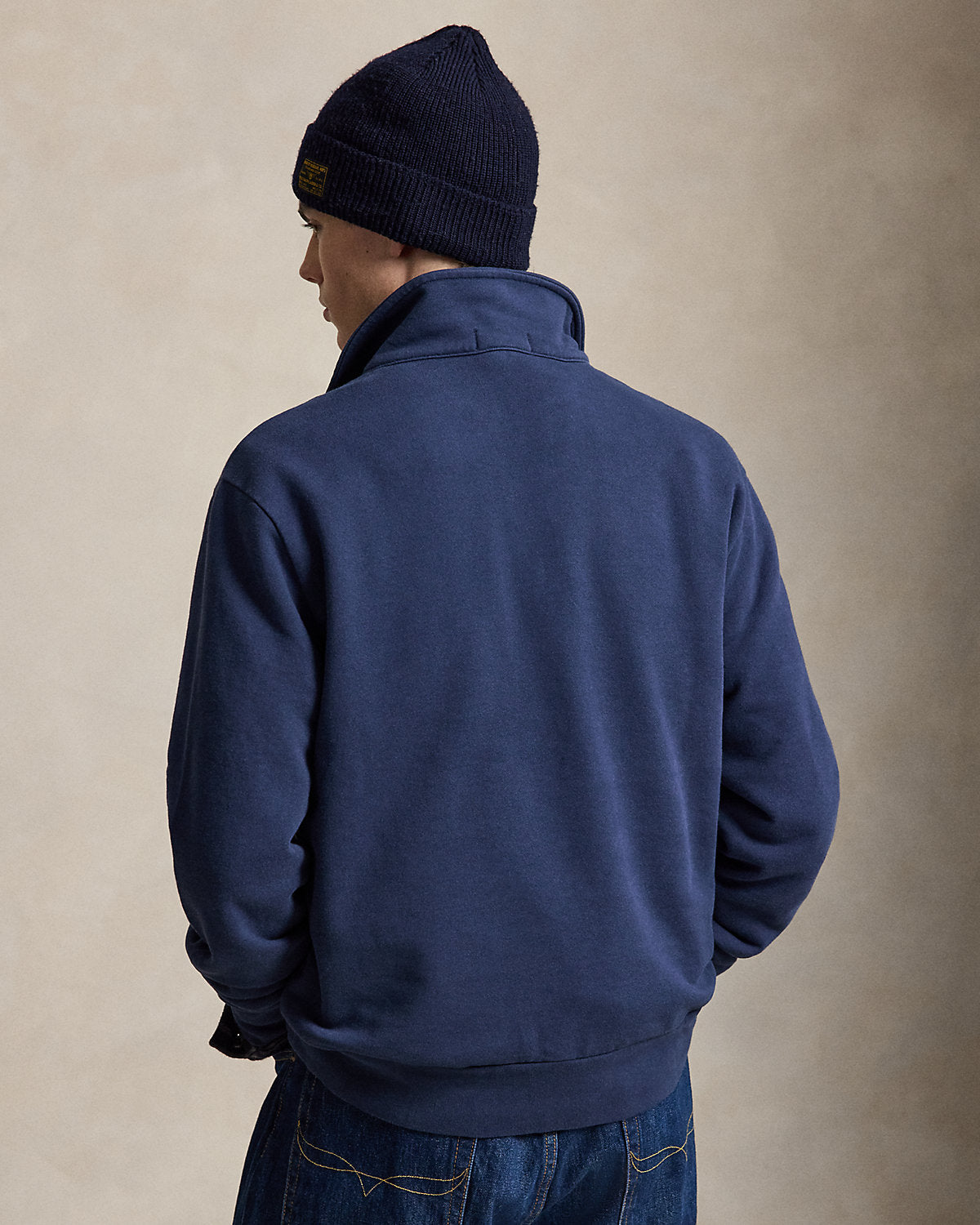 Loopback Fleece Collared Sweatshirt
