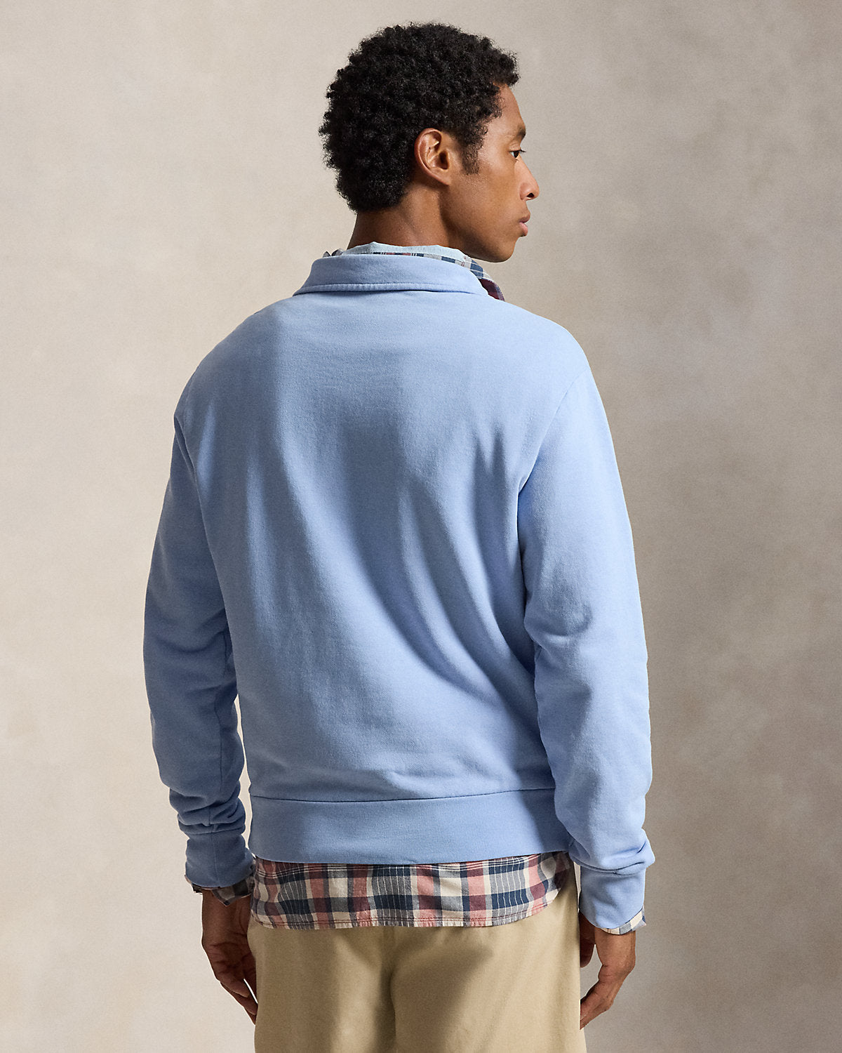 Loopback Fleece Collared Sweatshirt