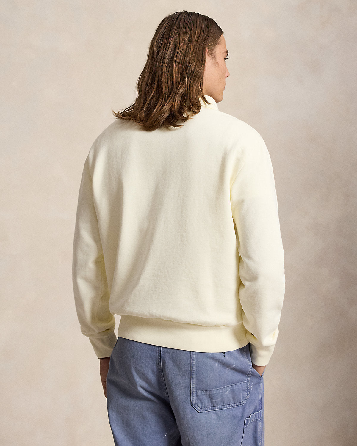 Loopback Fleece Collared Sweatshirt