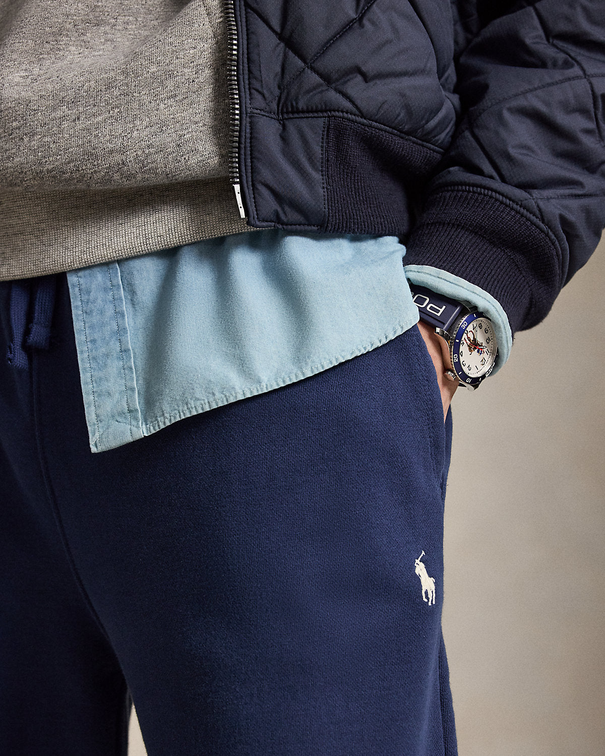 Loopback Fleece Drawstring Pant