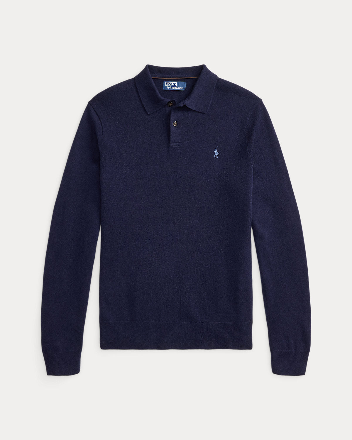 Men's Wool Polo-Collar Sweater