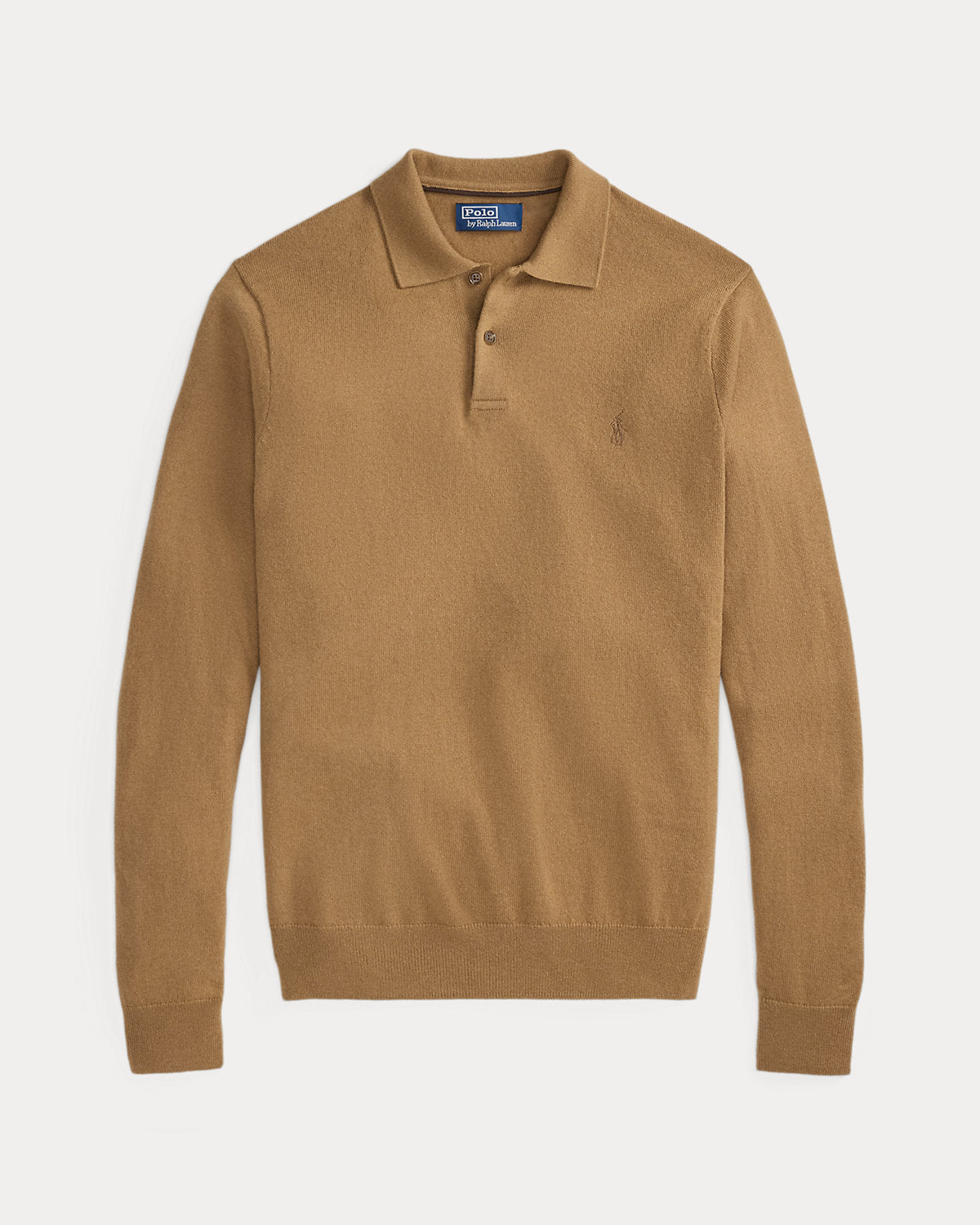 Men's Wool Polo-Collar Sweater