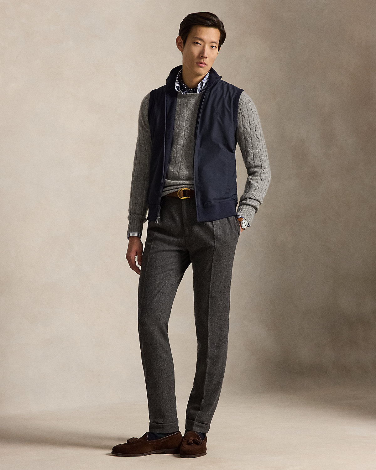 Hybrid Mockneck Sweater Vest
