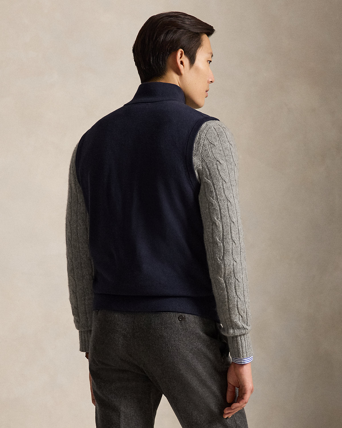 Hybrid Mockneck Sweater Vest
