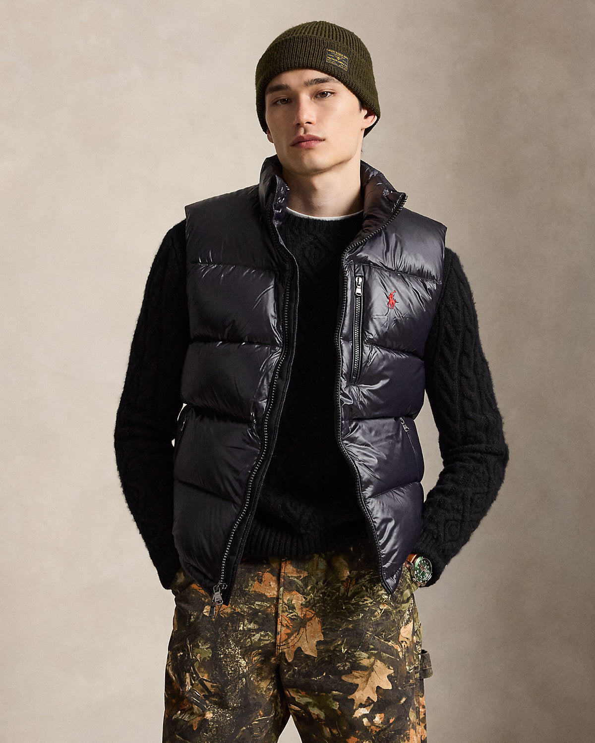 The Gorham Glossed Down Vest