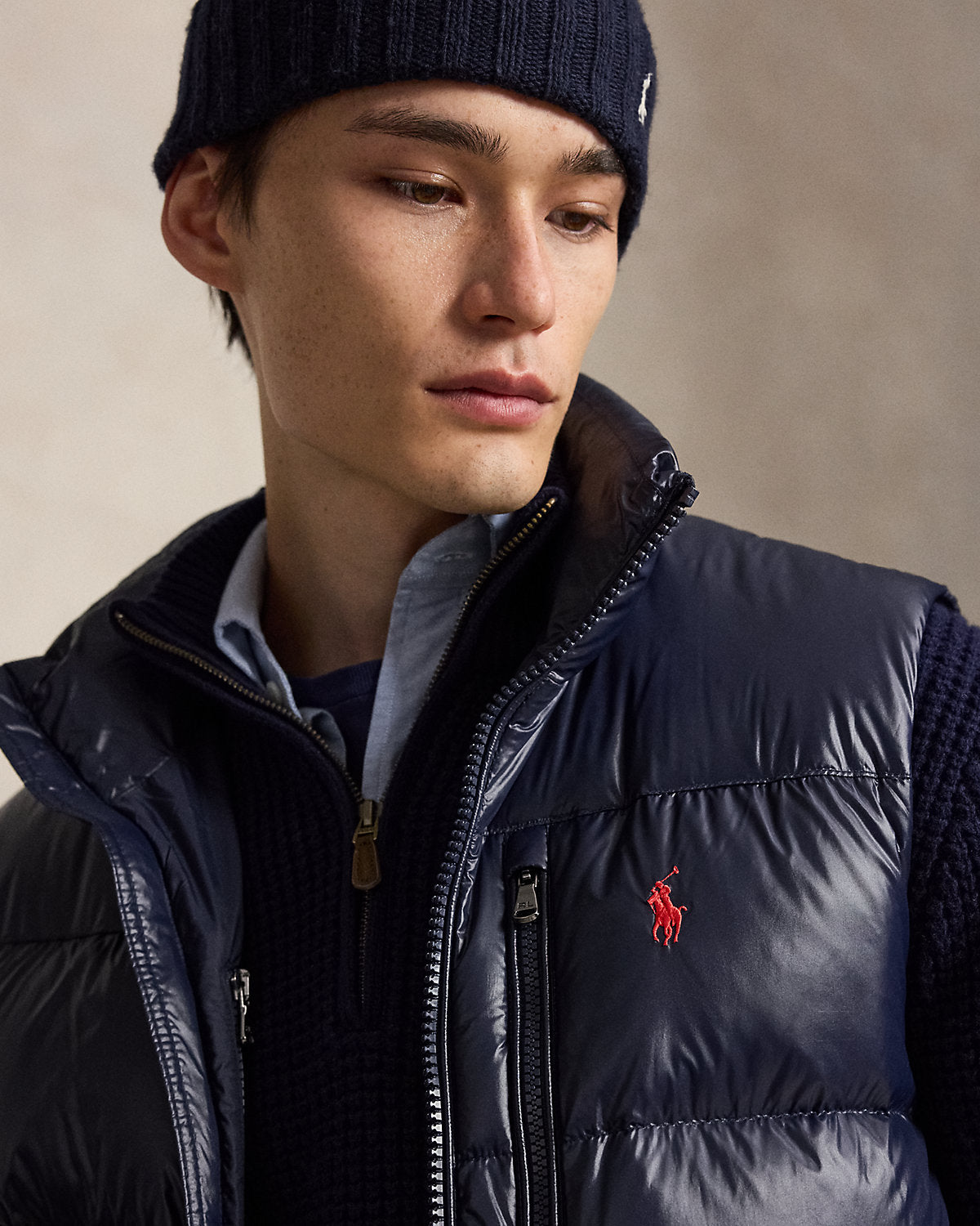 The Gorham Glossed Down Vest